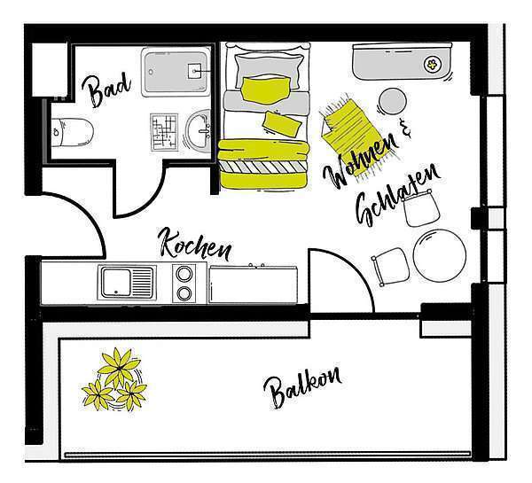 möbliertes Apartment Ingolstadt